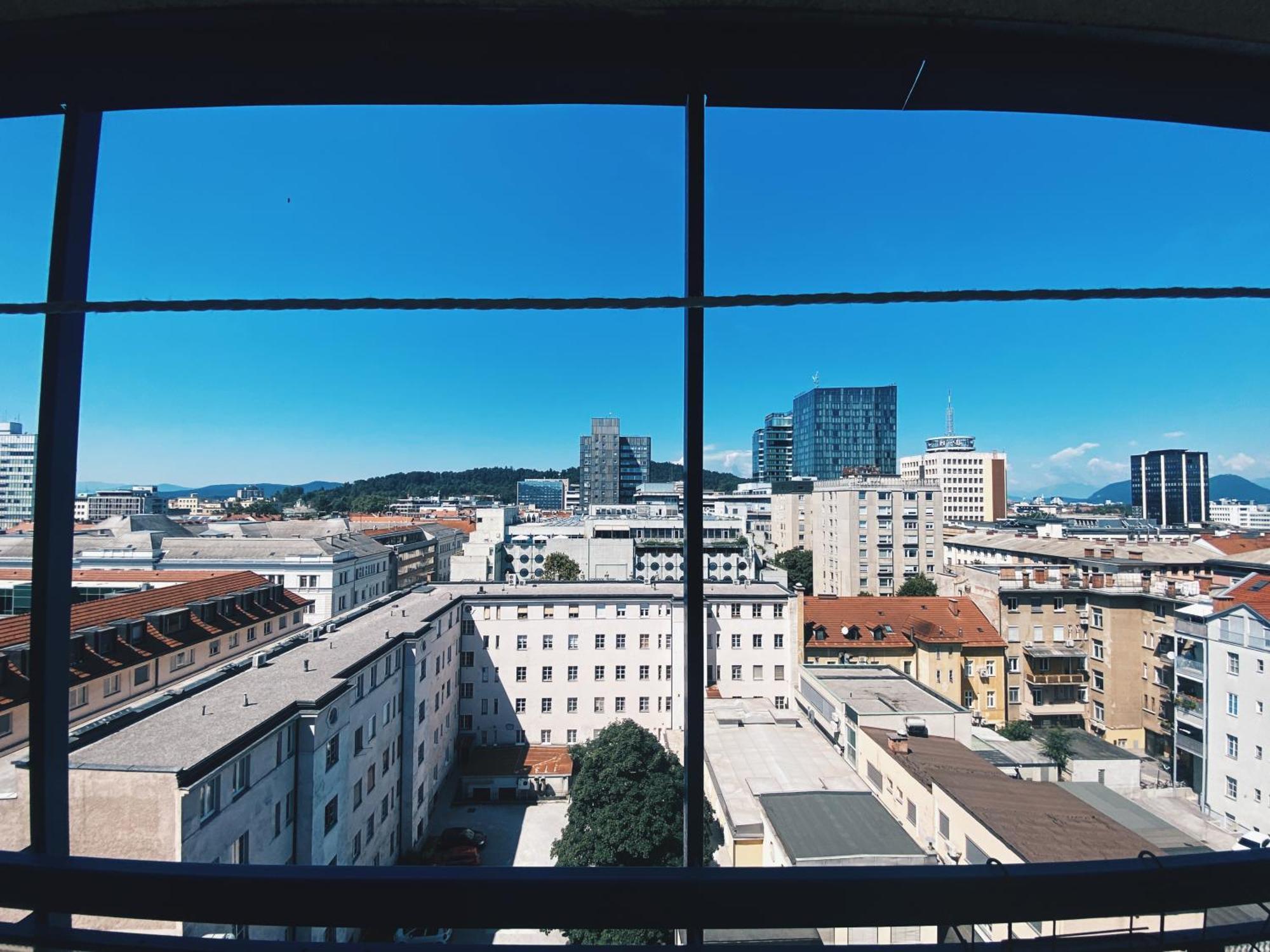Appartamento Ljubljana Center With A Castle View, Parking Esterno foto